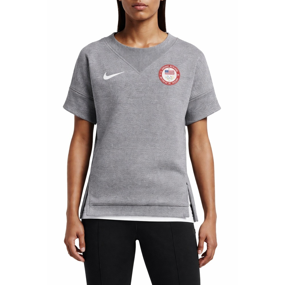 Nike Team‎ USA Olympic Short Sleeve Sweatshirt Athleisure Sporty Streetwear Gym